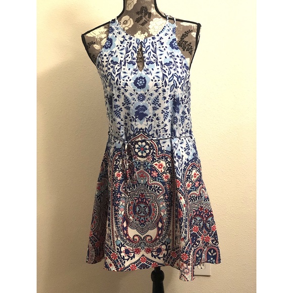 Anthropologie Dresses & Skirts - ANTHRO pink owl paisley sleeveless dress π Anthropologie Dresses & Skirts - ANTHRO pink owl paisley sleeveless dress π